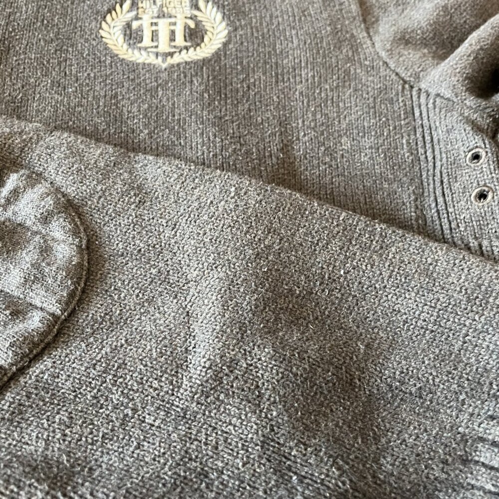 Tommy brown 1/4 zip sweater - Picture 5 of 5